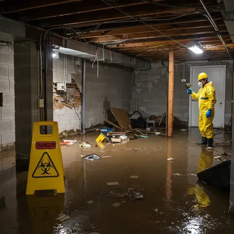 Flooded Basement Electrical Hazard in Red Willow County, NE Property